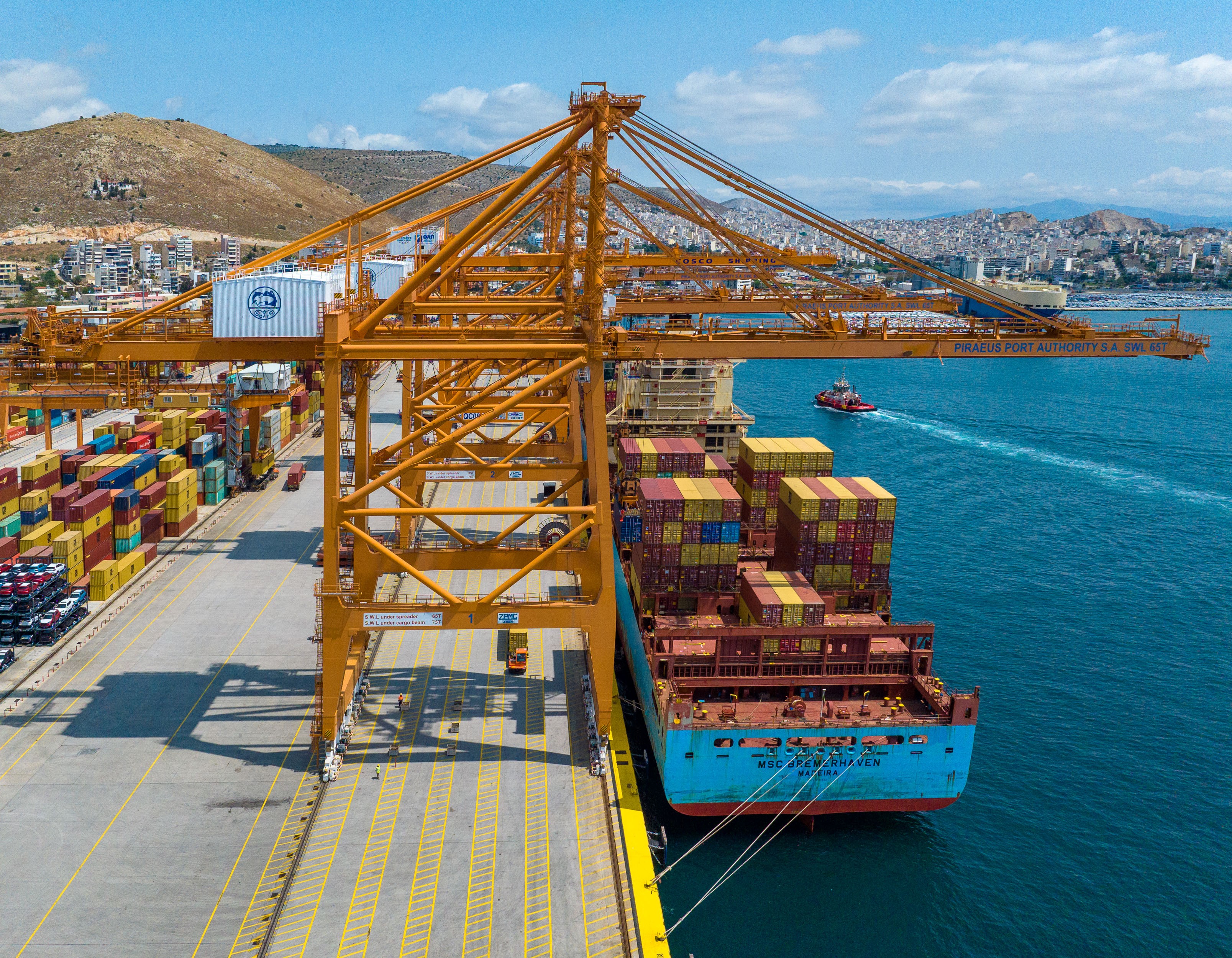COSCO OLP PIRAEUS Curius Ahead