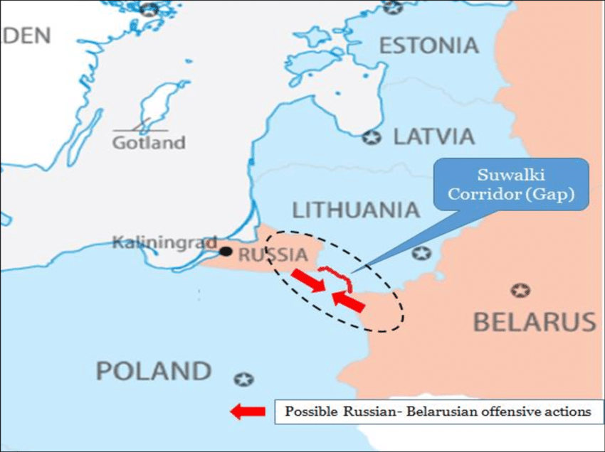 Location-of-Suwalki-Corridor-Gap-and-possible-Russian-military-actions-The-author-own.png