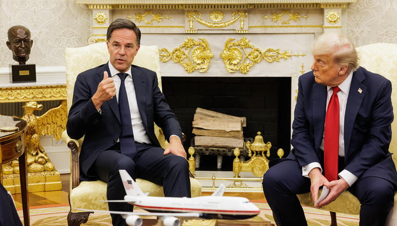 NATO Secretary General Mark Rutte meets with the President of the United States, Mr. Donald J. Trump