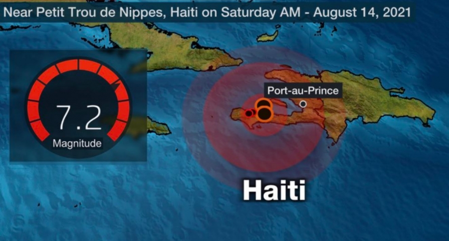 Αϊτή: Υπάρχουν νεκροί από τον ισχυρό σεισμό των 7,2 βαθμών της Κλίμακας Ρίχτερ